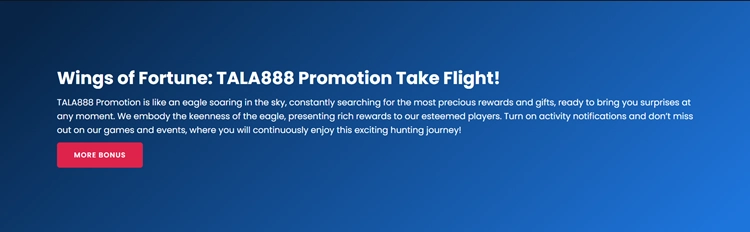 tala888 more promotions