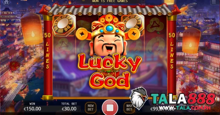 Lucky God Slots game